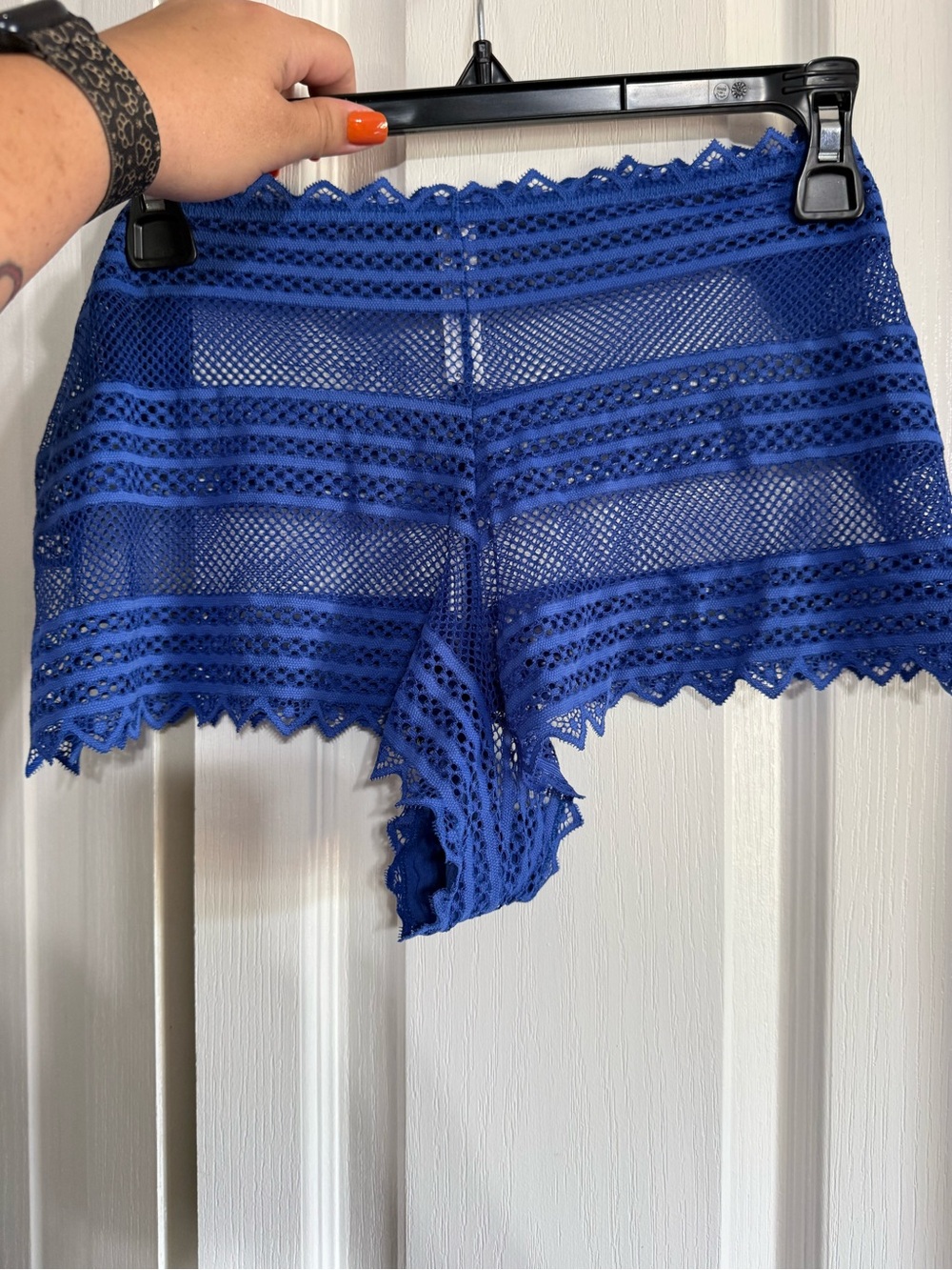 💙 Gorgeous Cacique Navy Blue Lace Lingerie Set 💙 - Picture 7 of 12